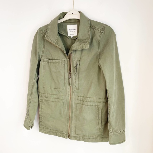 Madewell Olive Utility Jacket - Picture 8 of 10